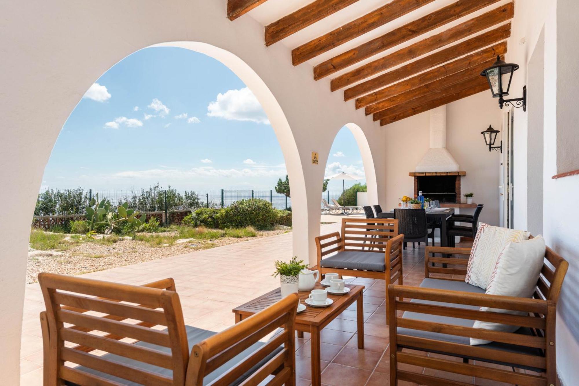 Villa Panorama Cala En Porter  الغرفة الصورة