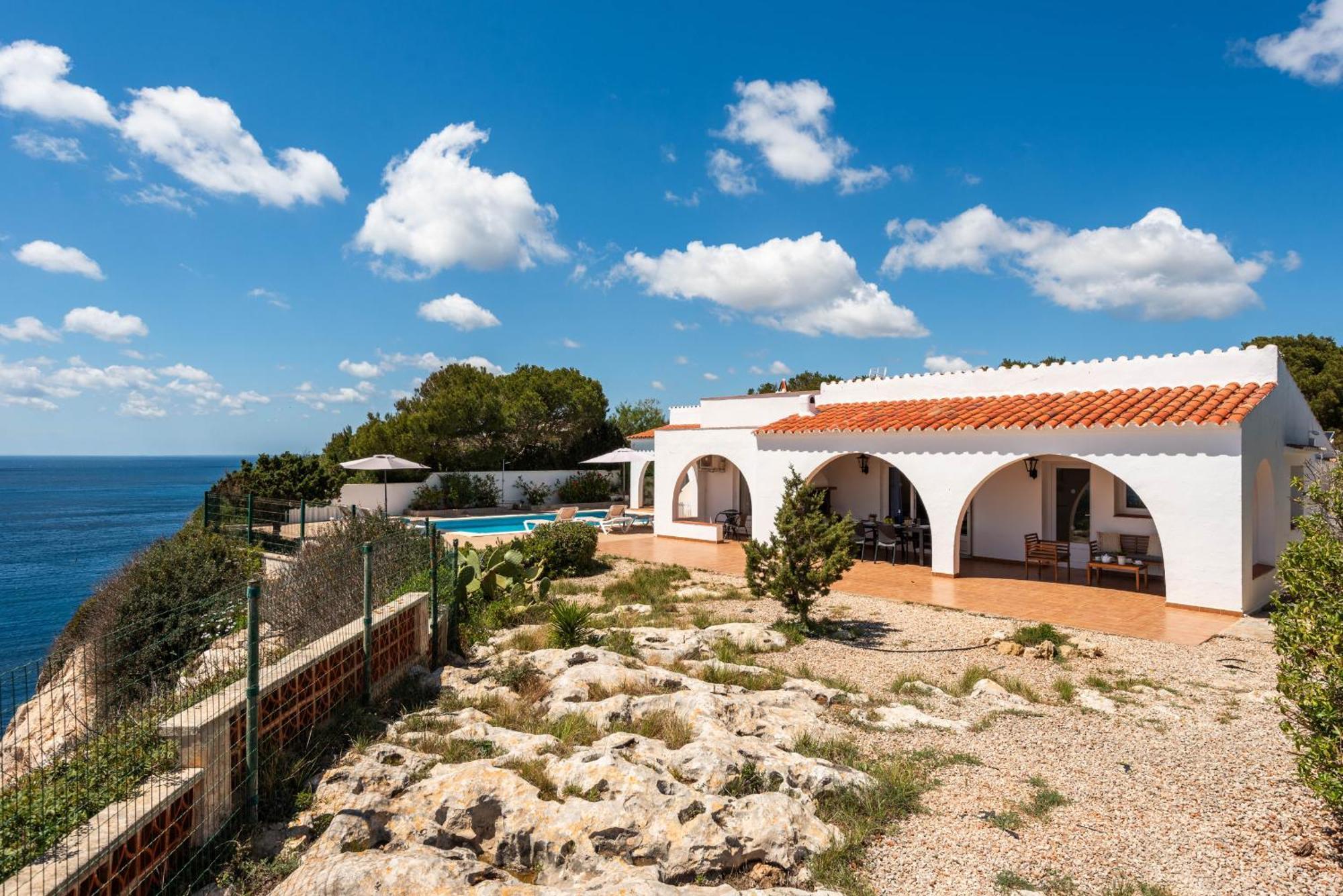 Villa Panorama Cala En Porter  الغرفة الصورة