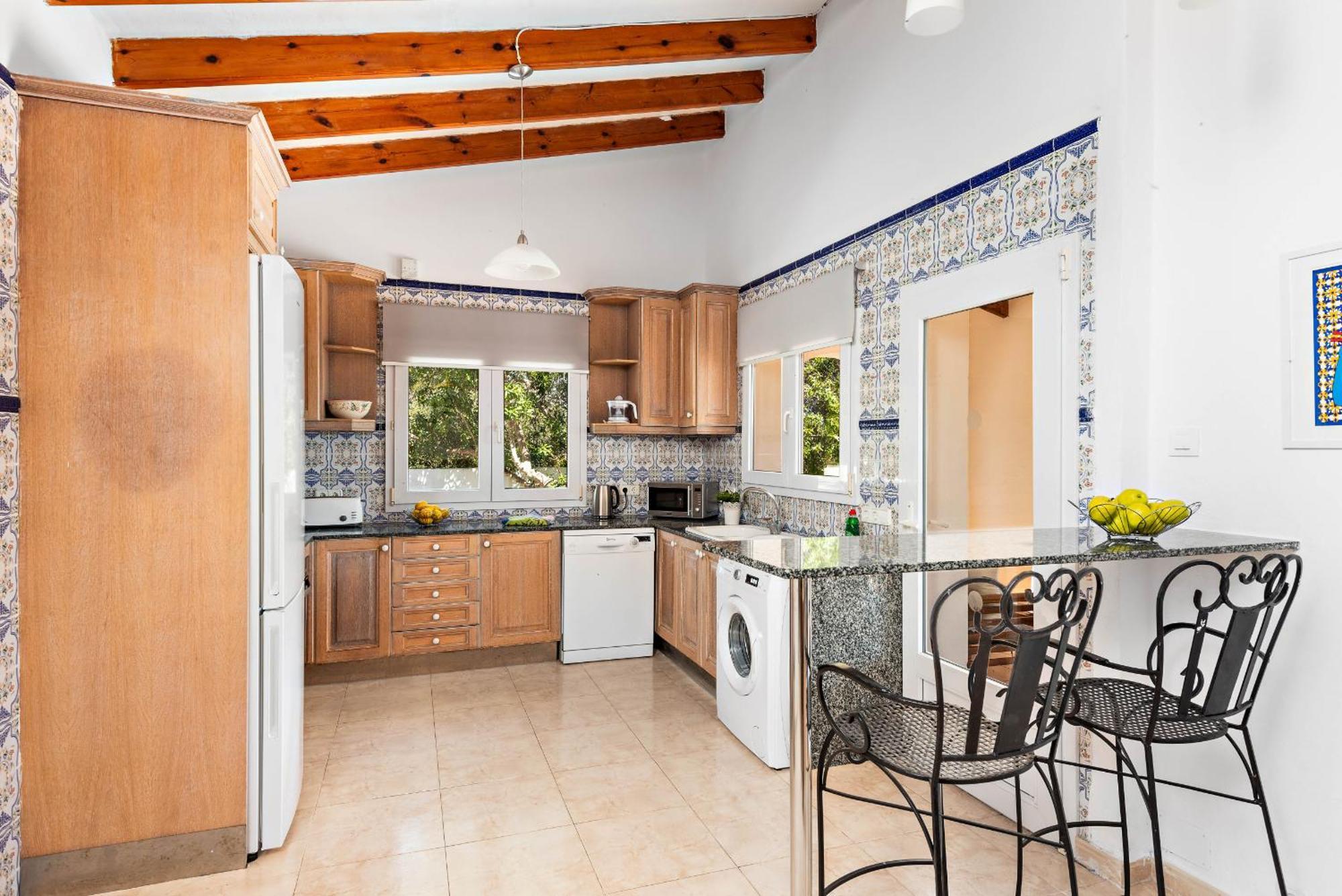 Villa Panorama Cala En Porter  الغرفة الصورة